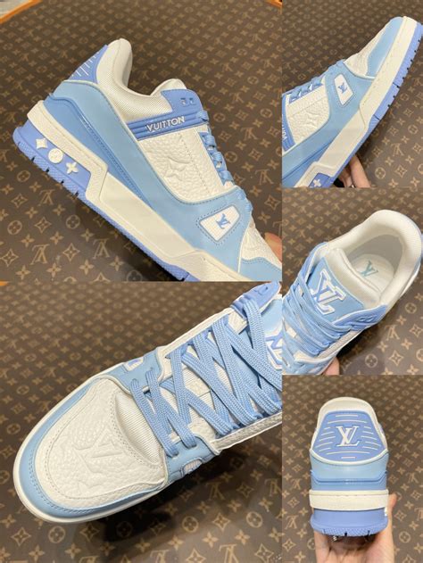 louis vuitton sky blue sneakers|louis vuitton sneakers price.